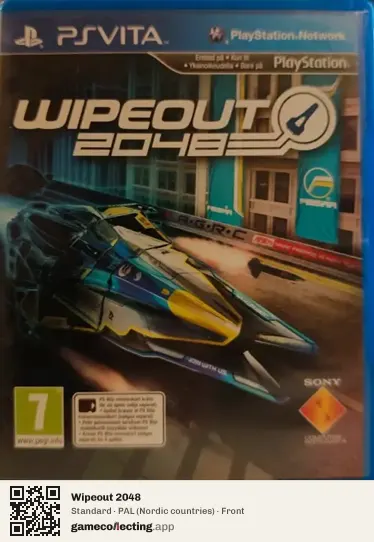 Wipeout 2048 PlayStation Vita, Nordic countries box front