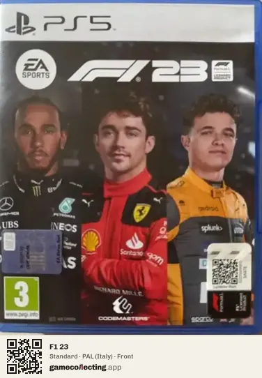 F1 23 PlayStation 5, Italy box front