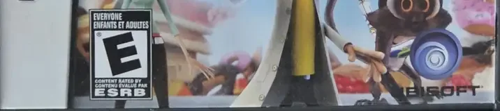 Cloudy with a Chance of Meatballs, the ESRB box on its front