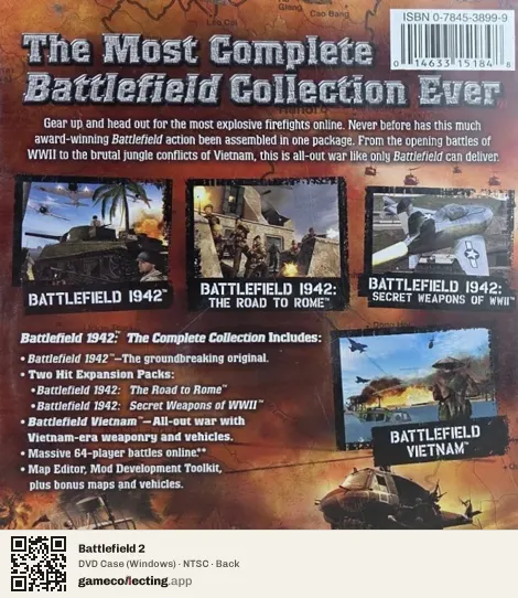 Battlefield 2 Computer, NTSC box back