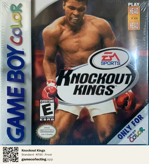 Knockout Kings Game Boy Color, NTSC box front