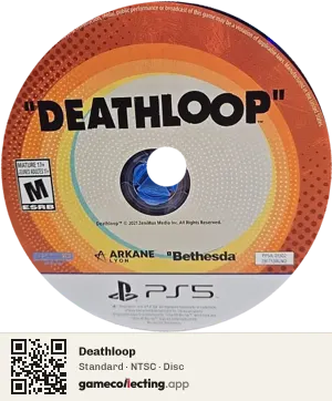 Deathloop PlayStation 5, NTSC disc
