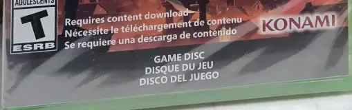 Castlevania: Belmont's Curse, the ESRB box on its front