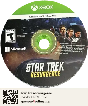 Star Trek: Resurgence Xbox Series X, NTSC disc