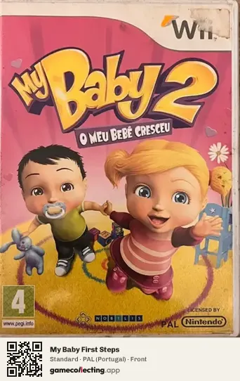 My Baby First Steps Nintendo Wii, Portugal box front