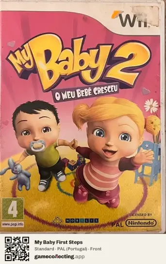 My Baby First Steps Nintendo Wii, Portugal box front