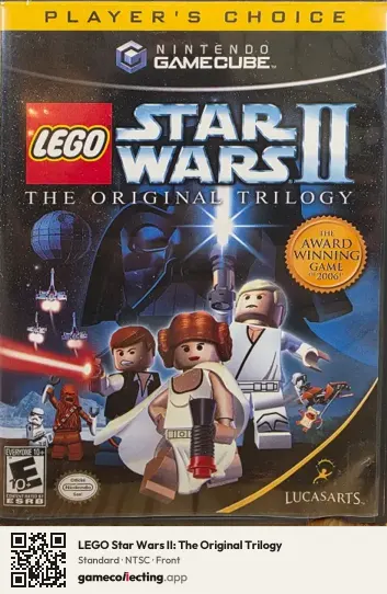 LEGO Star Wars II: The Original Trilogy Nintendo GameCube, NTSC box front
