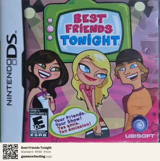 Best Friends Tonight Nintendo DS, NTSC box front