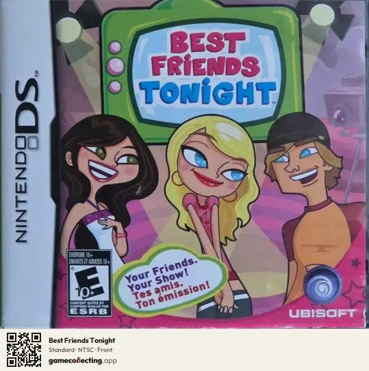 Best Friends Tonight Nintendo DS, NTSC box front