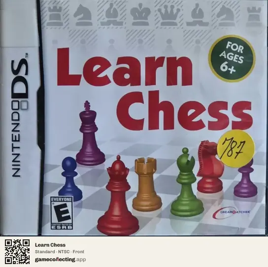 Learn Chess Nintendo DS, NTSC box front