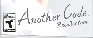 Another Code: Recollection, the ESRB box on its front