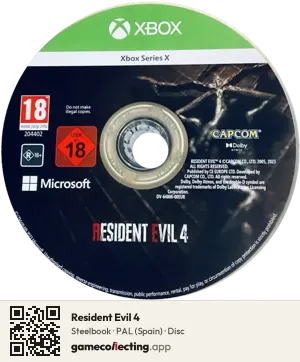 Resident Evil 4 Xbox Series X, PAL disc