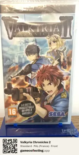 Valkyria Chronicles 2 PlayStation Portable, France box front