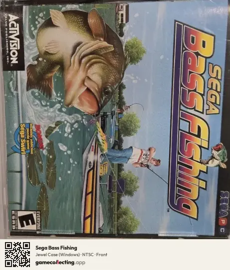 Sega Bass Fishing Computer, NTSC box front