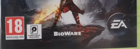 Dragon Age: Inquisition, the PEGI square on its front