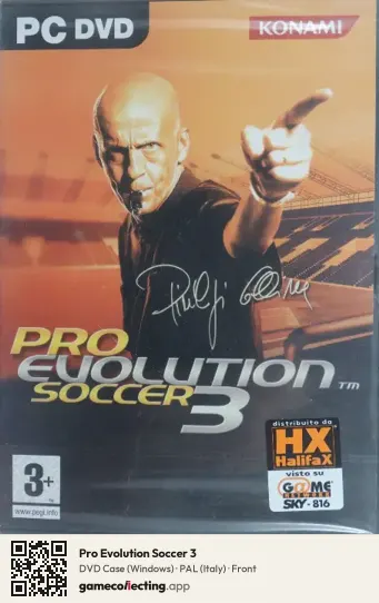 Pro Evolution Soccer 3 Computer, Italy box front