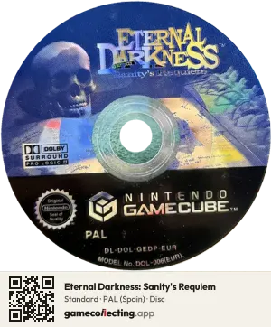 Eternal Darkness: Sanity's Requiem Nintendo GameCube, PAL disc