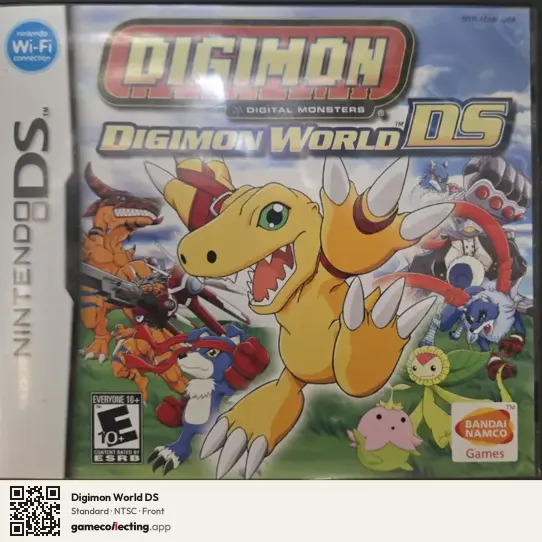 Digimon World DS Nintendo DS, NTSC box front