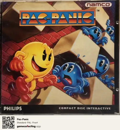 Pac-Panic Philips CD-i, PAL box front