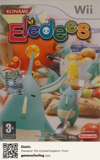 Elebits Nintendo Wii, United Kingdom box front