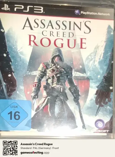 Assassin's Creed Rogue PlayStation 3, Germany box front