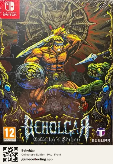 Beholgar Nintendo Switch, PAL box front