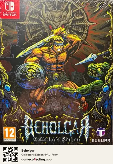 Beholgar Nintendo Switch, PAL box front