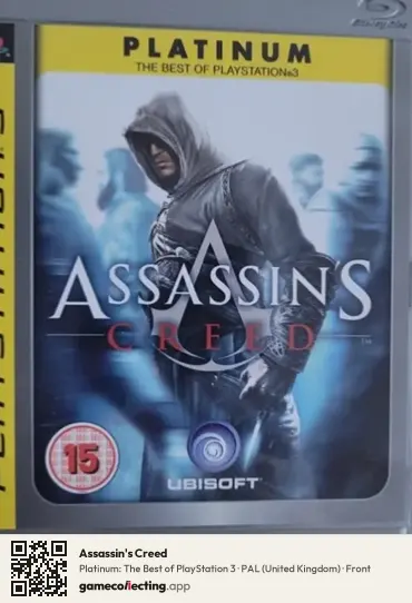 Assassin's Creed PlayStation 3, United Kingdom box front