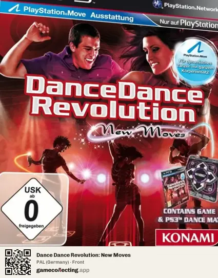 Dance Dance Revolution: New Moves PlayStation 3, Germany box front