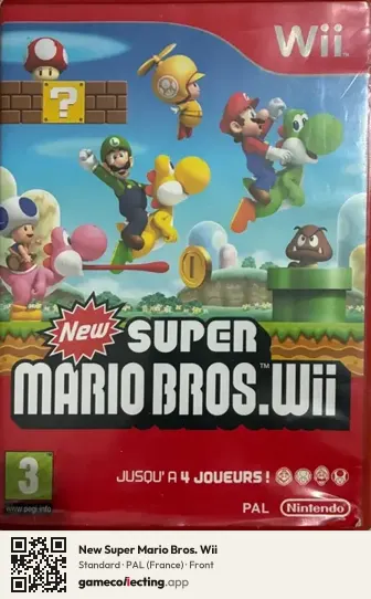 New Super Mario Bros. Wii Nintendo Wii, France box front