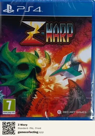 Z-Warp PlayStation 4, PAL box front