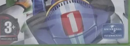 Crash Nitro Kart, the PEGI square on its front