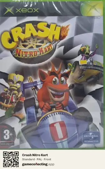 Crash Nitro Kart Xbox, PAL box front