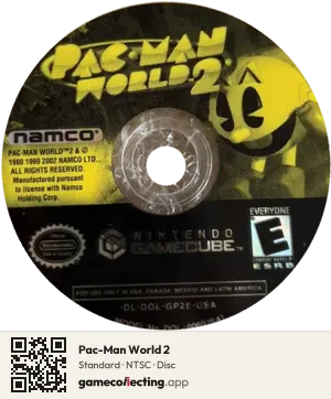 Pac-Man World 2 Nintendo GameCube, NTSC disc