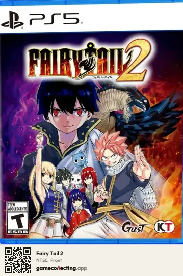 Fairy Tail 2 PlayStation 5, NTSC box front