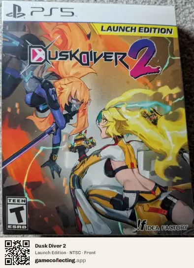 Dusk Diver 2 PlayStation 5, NTSC box front
