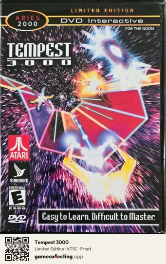 Tempest 3000 Nuon, NTSC box front
