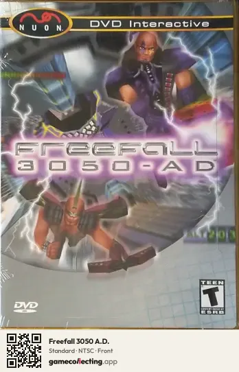 Freefall 3050 A.D. Nuon, NTSC box front