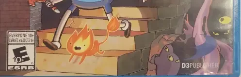 Adventure Time: Explore the Dungeon Because I Don't Know!, the ESRB box on its front