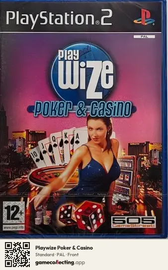 Playwize Poker & Casino PlayStation 2, PAL box front