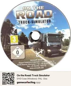 On the Road: Truck Simulator Computer, PAL disc
