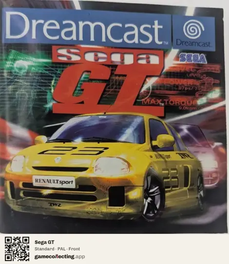 Sega GT Sega Dreamcast, PAL box front