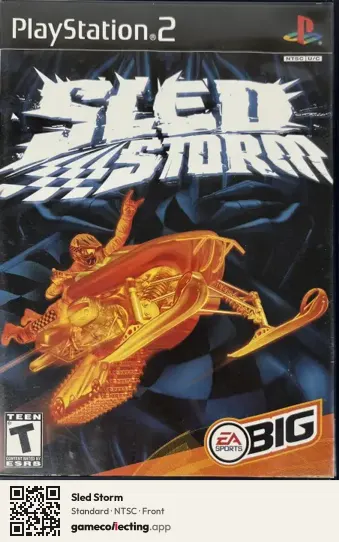 Sled Storm PlayStation 2, NTSC box front
