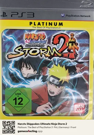 Naruto Shippuden: Ultimate Ninja Storm 2 PlayStation 3, Germany box front