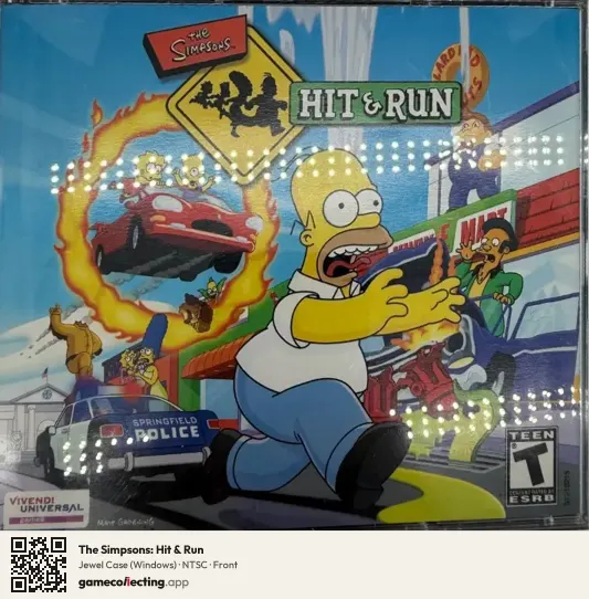 The Simpsons: Hit & Run Computer, NTSC box front