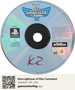 Buzz Lightyear of Star Command PlayStation, PAL disc