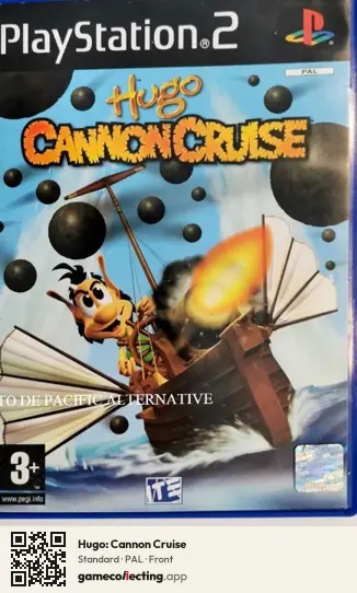 Hugo: Cannon Cruise PlayStation 2, PAL box front