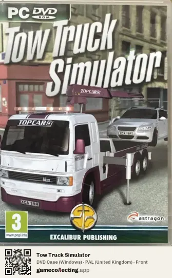 Tow Truck Simulator Computer, United Kingdom box front