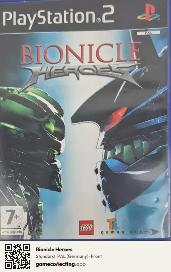 Bionicle Heroes PlayStation 2, Germany box front