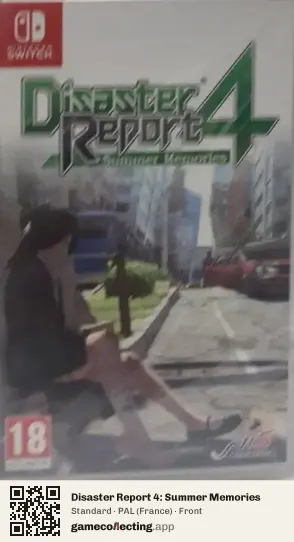 Disaster Report 4: Summer Memories Nintendo Switch, France box front